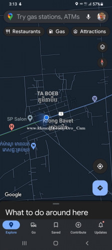 House for Rent at Bavet, Svay Rieng ផ្ទះជួលនៅបាវិតលើ (Google Map)