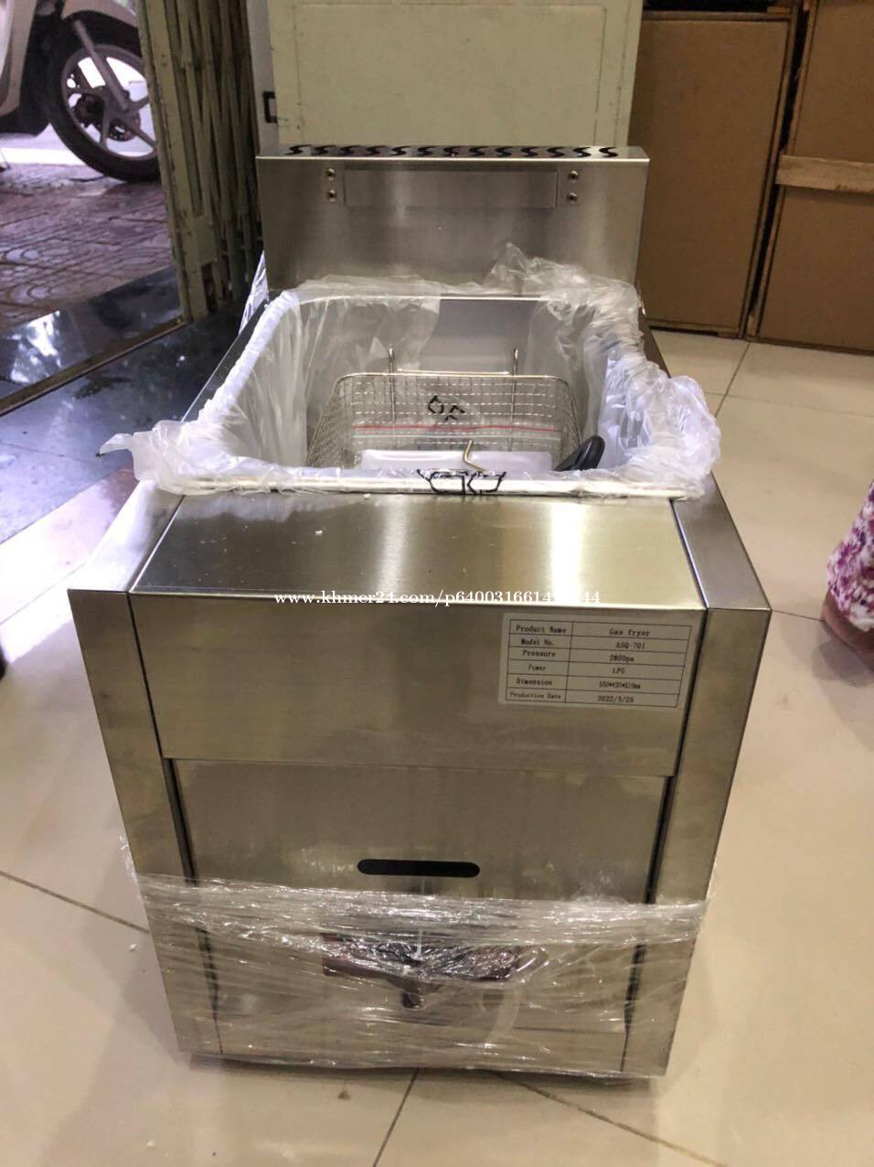 Deep fryer gas Price 90.00 in Phnom Penh, Cambodia Lina Online