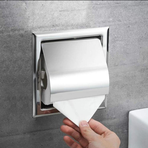 Stainless Steel Recessed Toilet Paper Holder Wall Toilet Paper Price