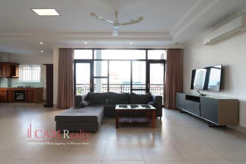Russian market| Spacious 3 bedrooms serviced apartment for rent