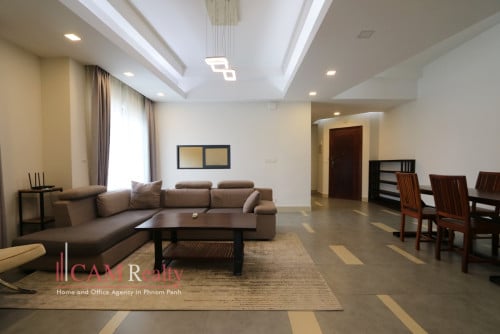 BKK1 area| 2 bedrooms serviced apartment for rent| Swimming pool, gym, steam and sauna