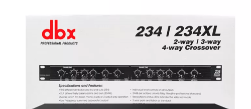 DBX 234XL cross-over ប្រពន្ធ័ច្រោះសំលេង សំរាប់ Professional Sound