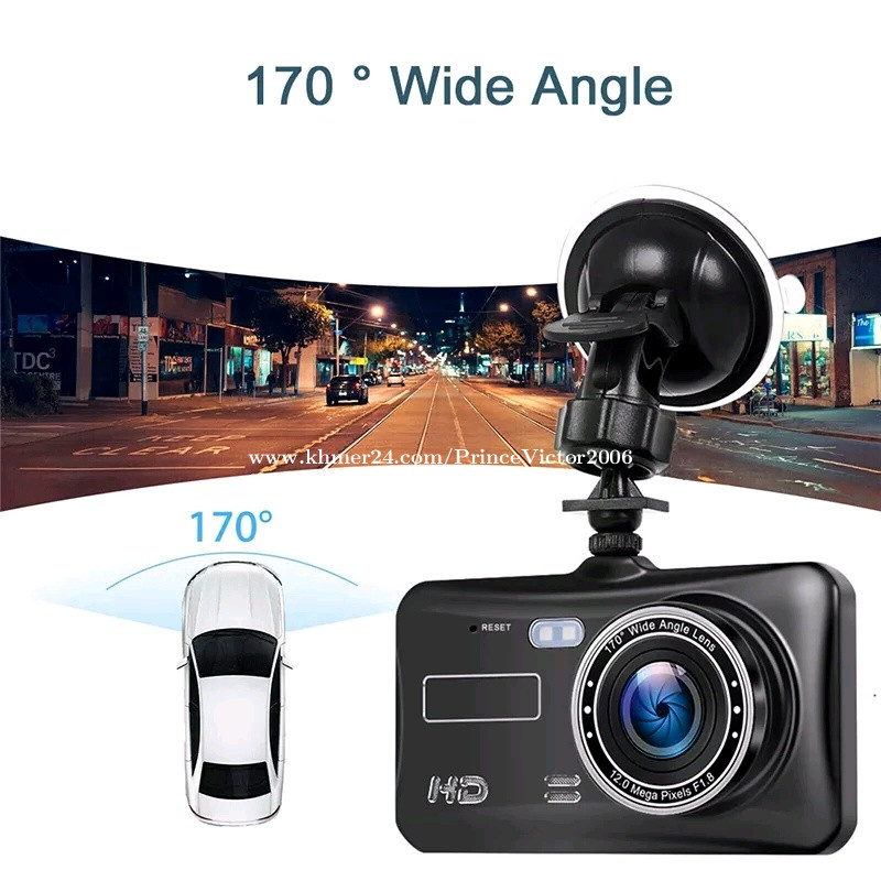 Car DVR Camera Video Recorder Touch Screen Dash Cam HD 1296P Car Camera