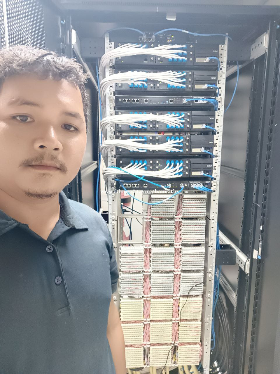 PABX in Phnom Penh, Cambodia Ham Rithy