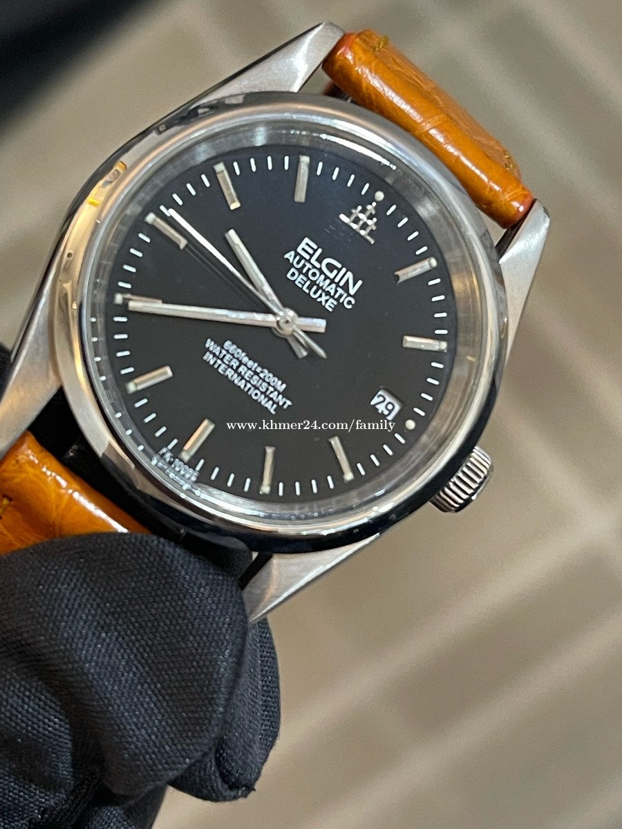 ELGIN Automatic DELUXE Man's Watch Swiss Price $185.00 in Phnom Penh ...