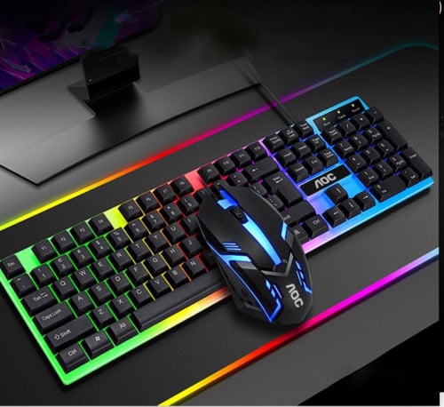 Aoc Keyboard mouse light gaming