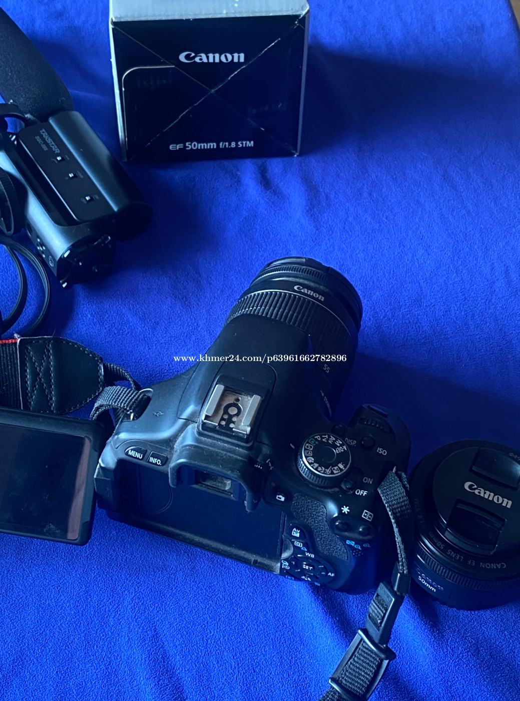 Canon T3i DSLR Camera Bundle Price 450.00 in Phnom Penh, Cambodia