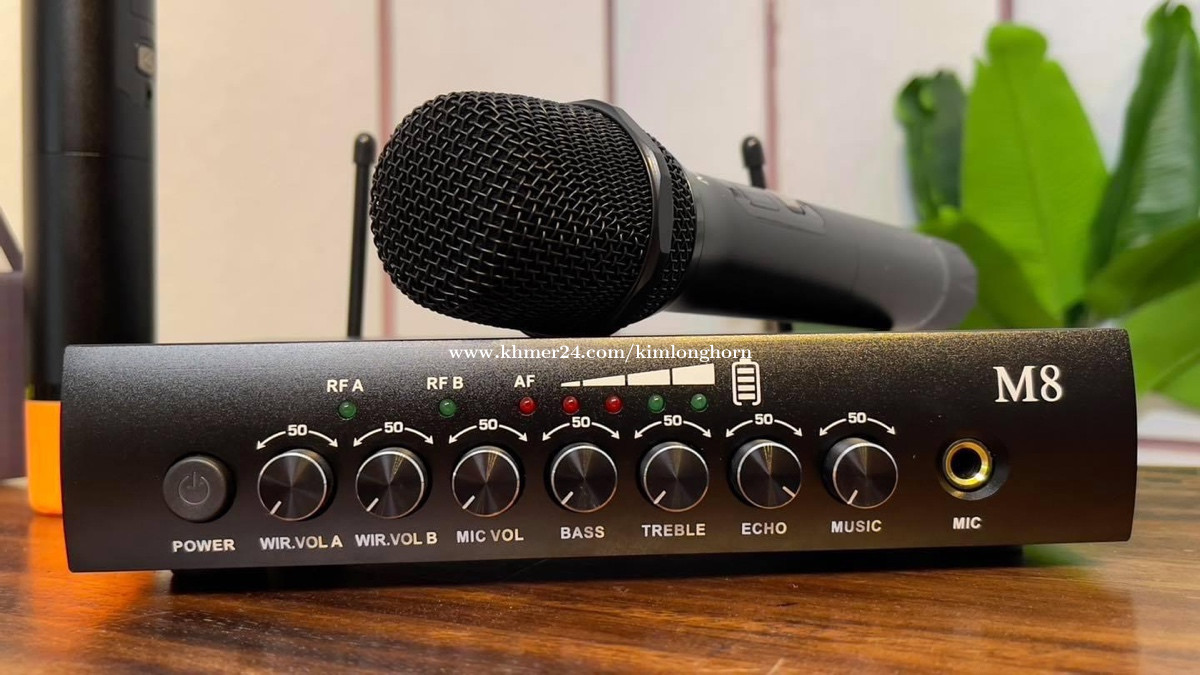 Microphone M8 in Phnom Penh, Cambodia on