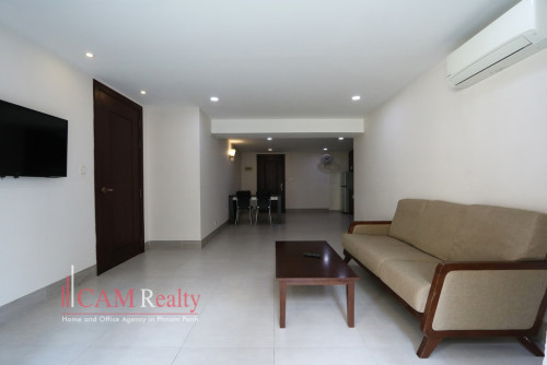 BKK2 area| 1 bedroom serviced apartment for rent| Gym