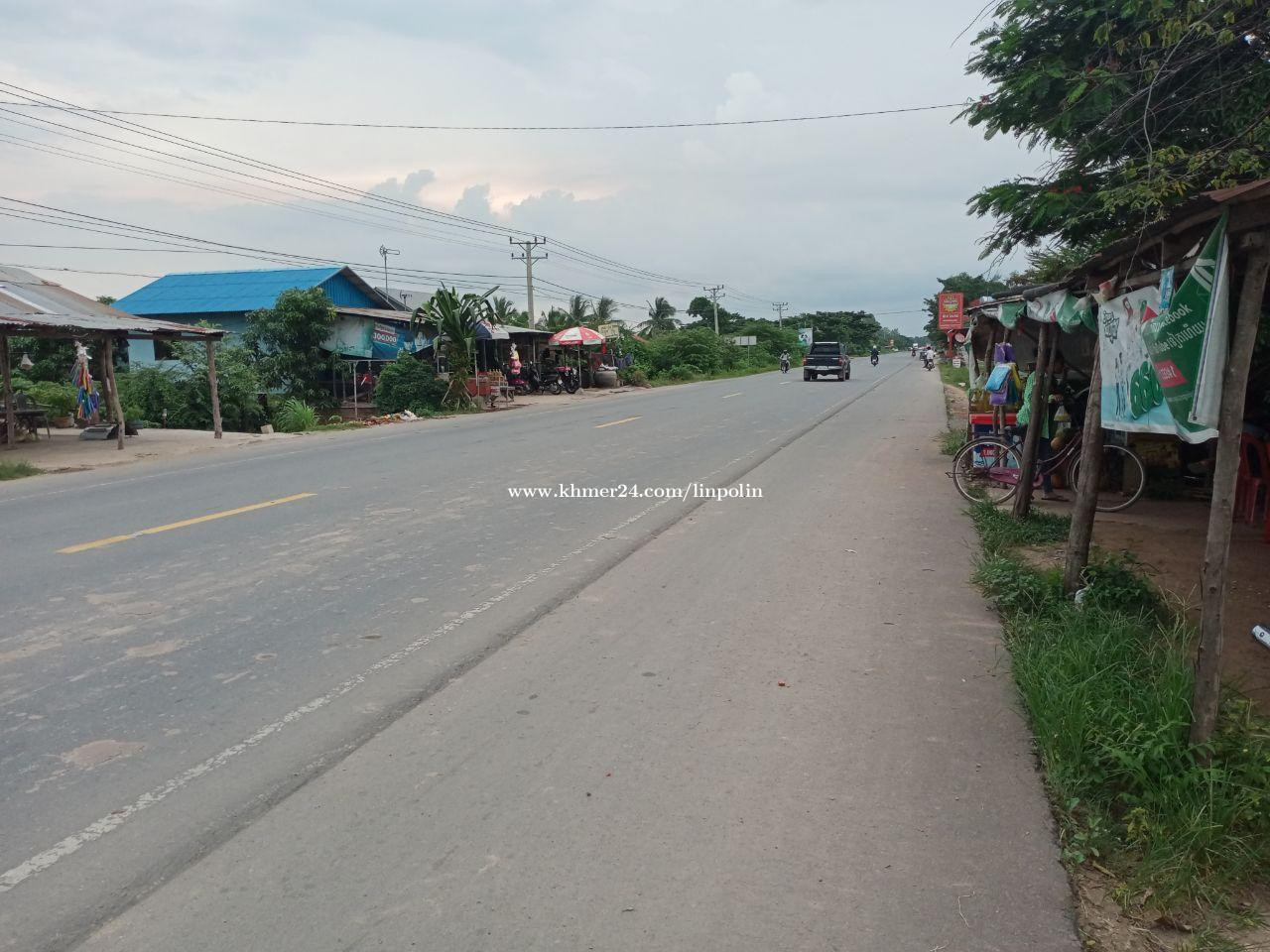 The river Land for sale ដីទន្លេលក់ចំងាយ10km ពីស្ពានសំរោងតាខ្មៅSize