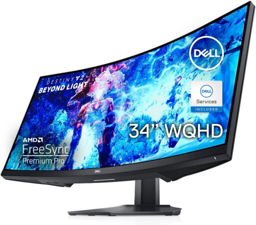 Dell Curved Gaming Monitor 34” 144Hz WQHD (3440 x 1440) S3422DWG, 1800R, New