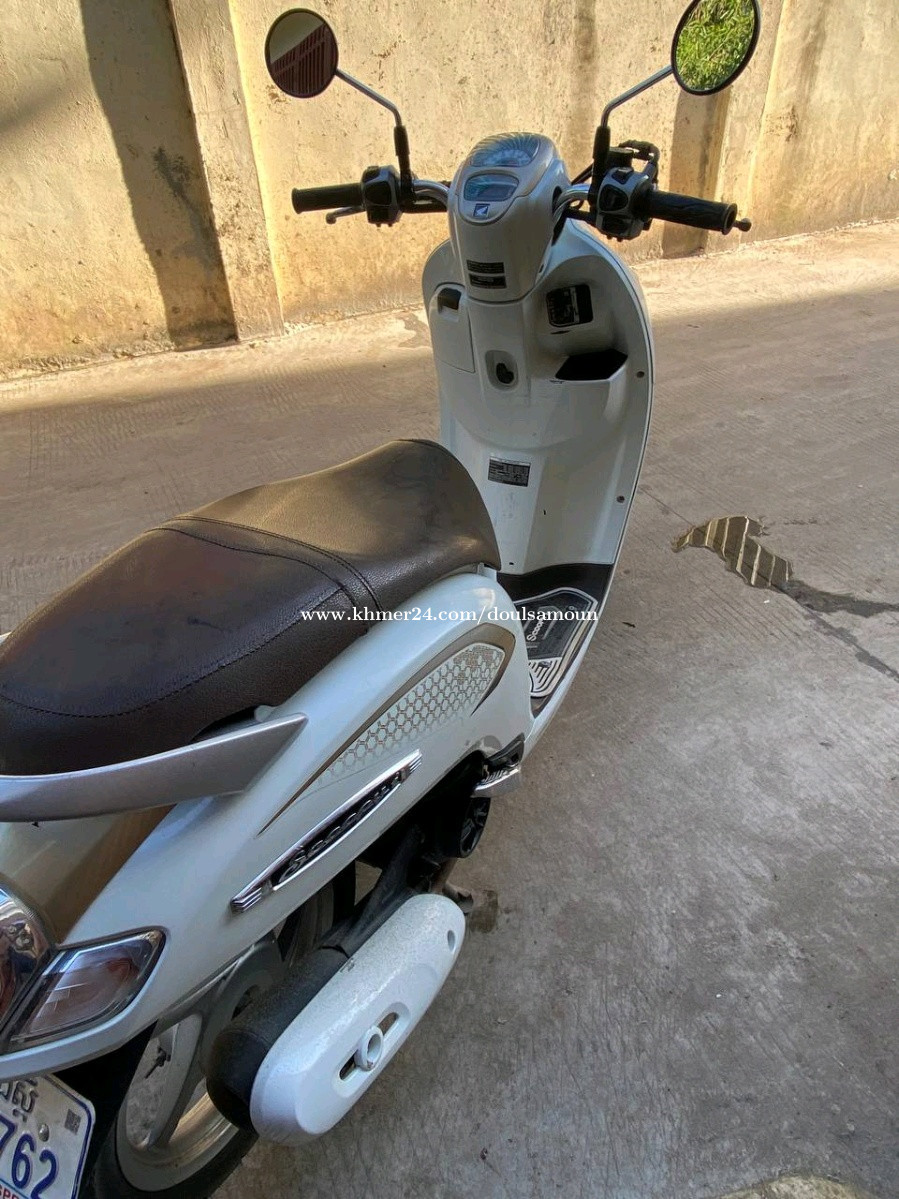 Motorcycle in Phnom Penh, Cambodia on