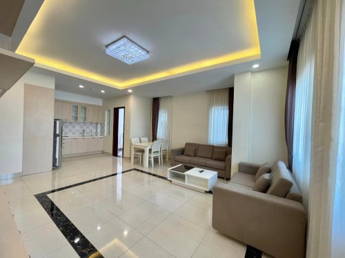 Russian market | Serviced apt 2 bedrooms with gym for rent at Bueng TraBek