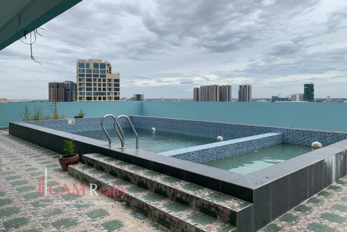 Southern part of Russian Market| 1 bedroom serviced apartment for rent| Rooftop pool and gym