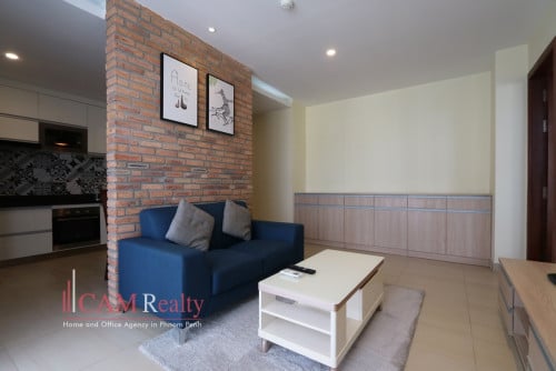 프놈펜 아파트 렌트 BKK1 area | 1 bedrooms serviced apartment for rent| Pool, gym, steam & saua