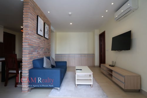 프놈펜 아파트 렌트 BKK1 area | 1 bedrooms serviced apartment for rent| Pool, gym, steam & saua