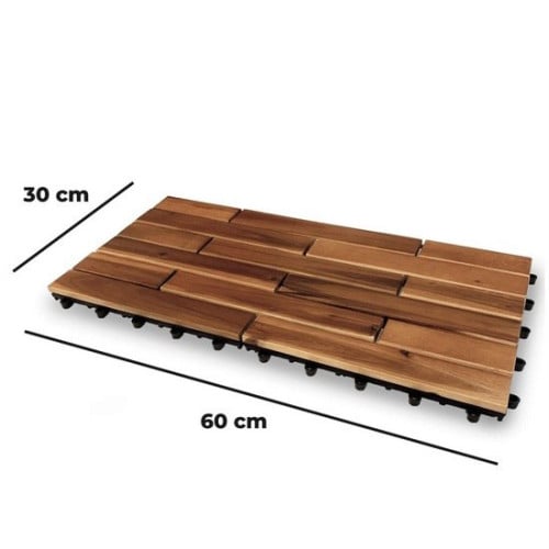 ការ៉ូឈើ Acacia deck long slat AE15L