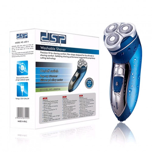 Washable Electric 3D Floating Rotary Foil Shaver Beard Razor Shaving