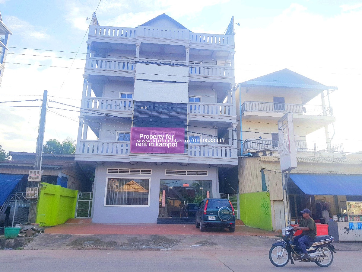Big property for rent in Kampot center in Kampong Bay, Krong Kampot