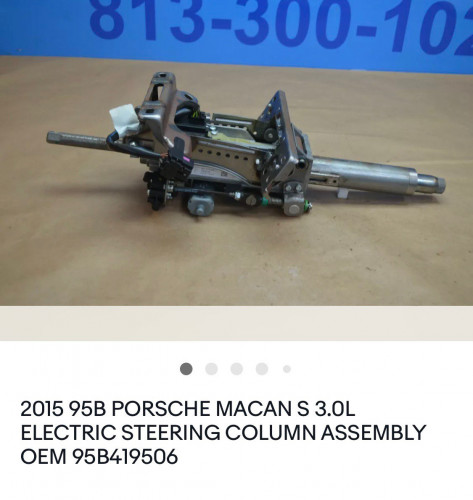 Porsche Macan S Steering Column