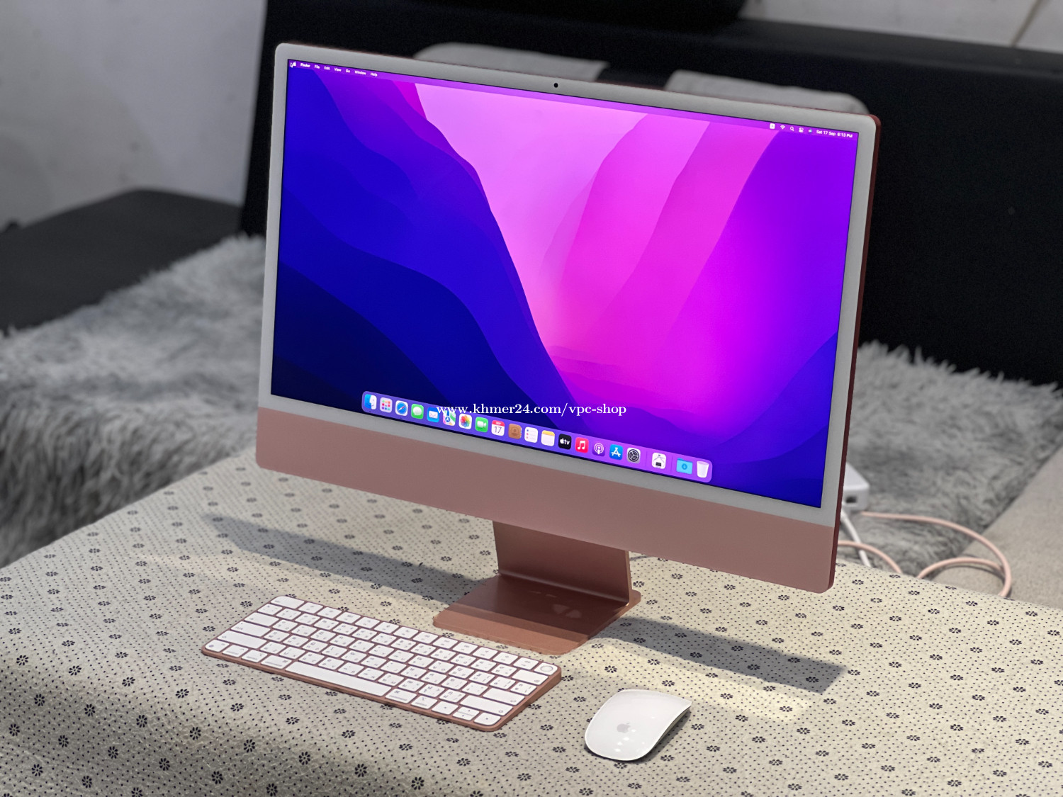 iMac 24" 4.5K Retina, LikeNew, 8GPU, M1 Chip, 8GB/SSD 256GB in Phnom