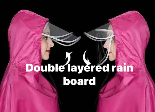 Oxford fabric Double layer rainproof board lengthen thicken