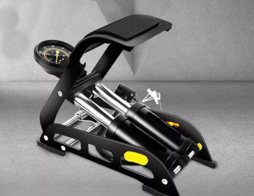 Tires Foot Pump 0-160PSI for Car, Bikes, Mountain Bicycles....etc. ស្នប់សុបប្រេីជេីង កង់ ទ្បាន ប៉ូតូ