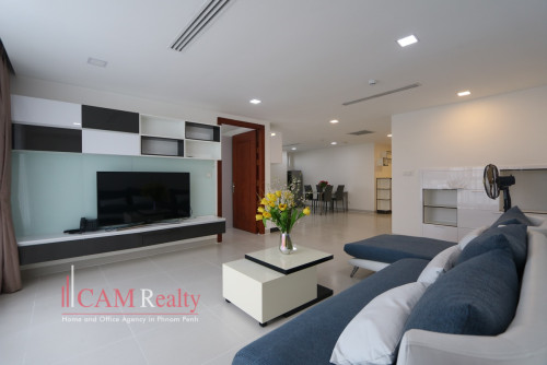 Modern style 2 bedrooms fully serviced apartment for rent in the heart of BKK1 area – Phnom Penh