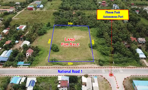 ដីលក់​ នៅលើផ្លូវជាតិលេខ1