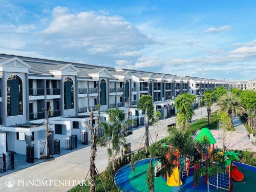 190000$ ប្លងរឹង Phnom Penh Park _Villa Link House Villa_ (Road 6A)_ចូលនៅបាន