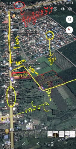 ដីលក់ ទំហំ 27,50 × 170 ម៉ែត្រ