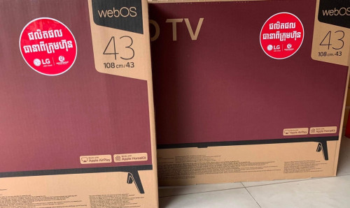 LG 43” smart TV 4K