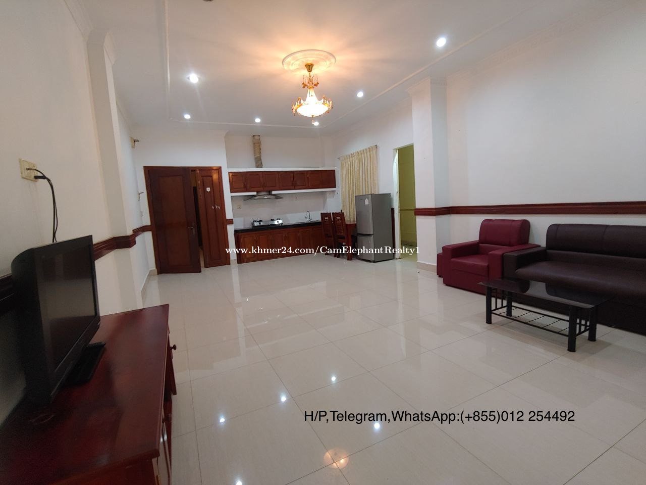 Elevator Fully Furnished Apartment for Rent in Boeng Keng Kang Bei