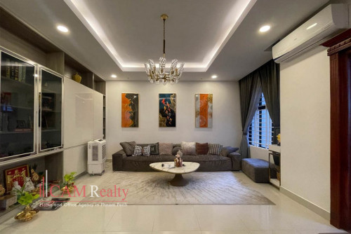 Hun Sen Blvd.| Twin villa for sale in Borey Peng Huot 60M (The Star Diamond) 