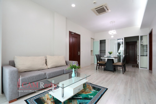 BKK1 area| 2 bedrooms serviced apartment for rent| Swimming pool, gym, steam and sauna