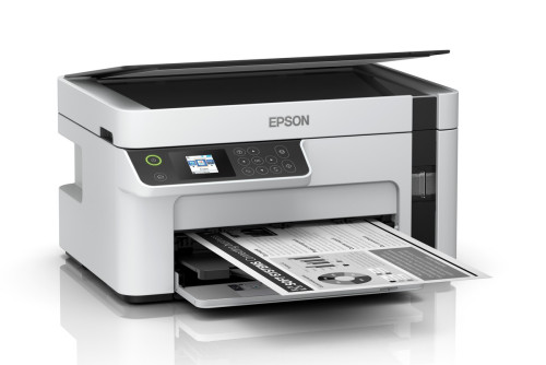 Multifunction compact mono printer with Wi-Fi