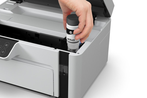 Multifunction compact mono printer with Wi-Fi