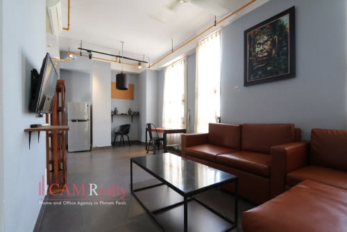 Bassac Lane area| 2 bedrooms serviced apartment for rent