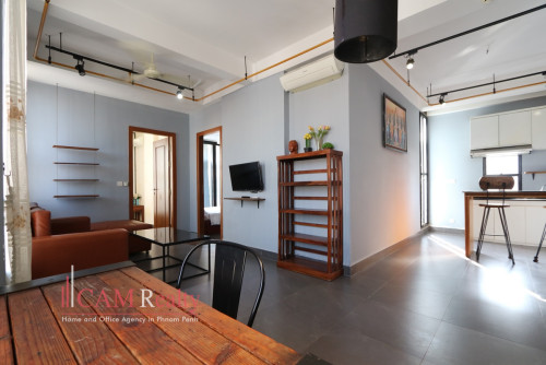 Bassac Lane area| 2 bedrooms serviced apartment for rent