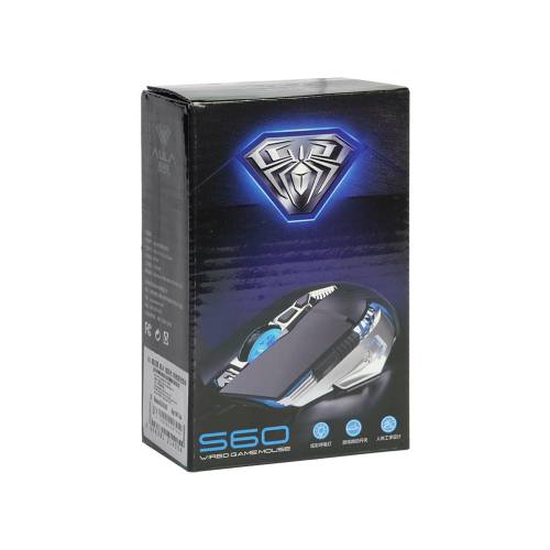 Aula S60 Optical 7D RGB Black Gaming mouse