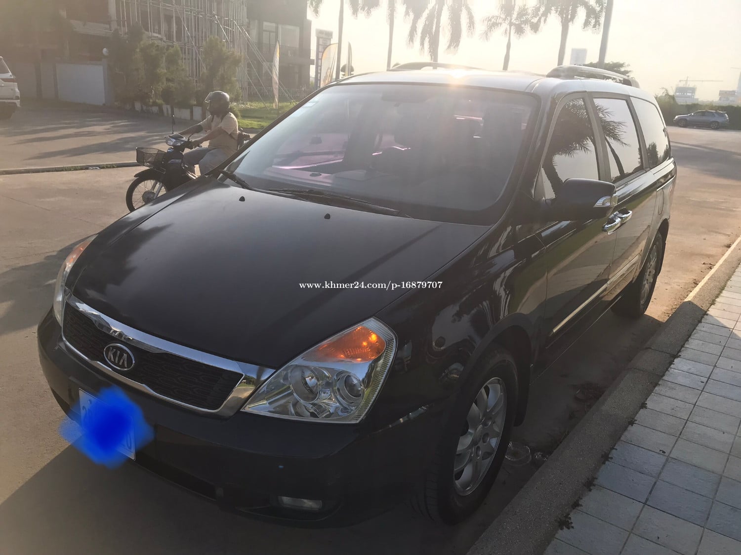 car in Phnom Penh, Cambodia on
