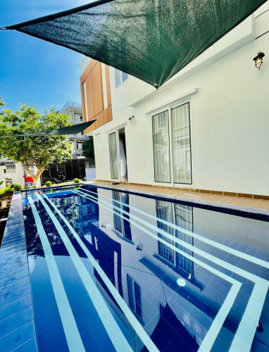 New-Modern And Swimming Pool Villa For Rent Near Russian Market, 02 Floors, 04 Beds, Fully Furnished, 2,600$ Per Month