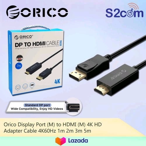 DP to HDMI  4K 60Hz