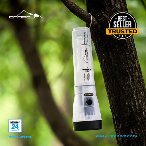 CAMPOUT LED WATERPROOF CAMPING LAMP EMERGENCY TORCH LIGHTS