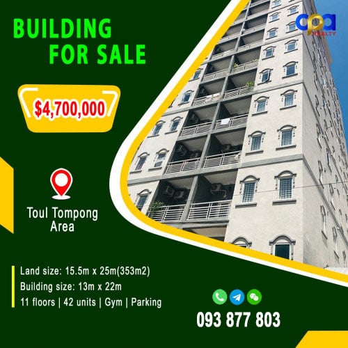 អាគារលក់នៅម្តុំទួលទំពូង