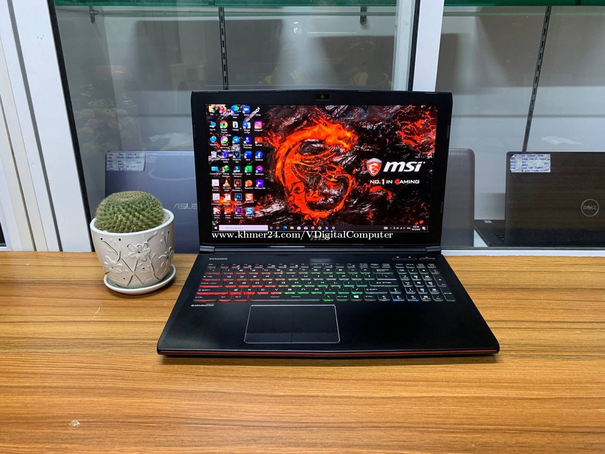 MSI GE62 2QF / Core I7/ Ram : 8G / SSD: 128G + HDD: 500G / NVIDIA GTX ...