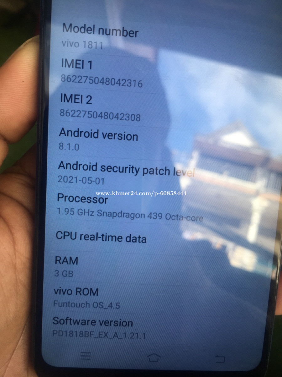 Vivo Y91 Ram3g in Phnom Penh, Cambodia on