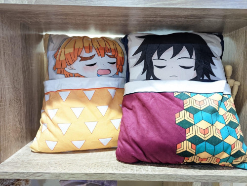 Zenitsu and Giyu Pillow