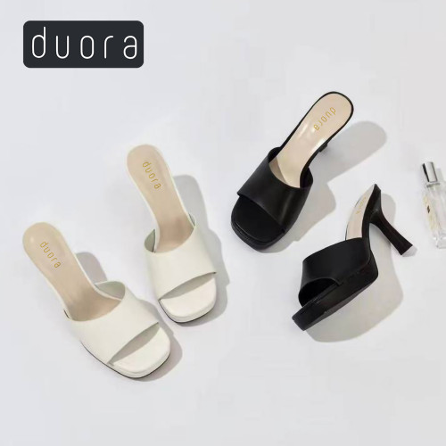 ស្បែកជើងស៊កកែងតូច Duora-DF7556
