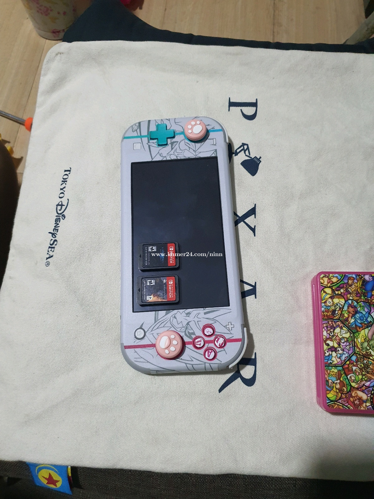 Sell my nintendo switch lite Pokemon edition + 2game in Phnom Penh,  Cambodia on Khmer24.com